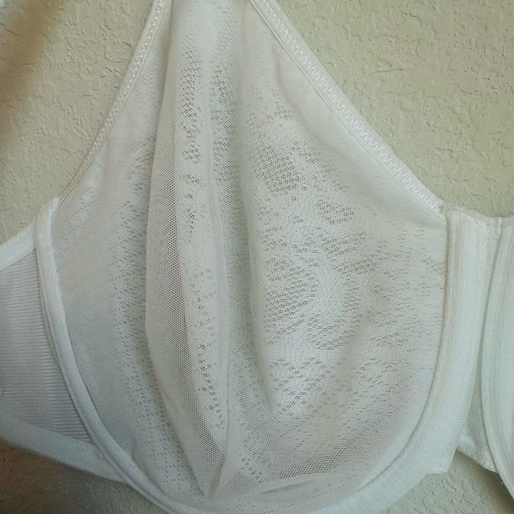 Wacoal White Lace Full Coverage Underwire Bra Size 40DDD - Picture 9 of 10